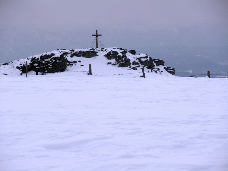 Foto: Andreas Koller / Skitour / Leichte Saualpen-Tour auf zwei Gipfel (1901m) / Gipfel Großer Sauofen / 14.02.2021 01:14:13