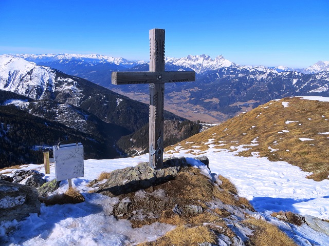 Foto: Andreas Koller / Skitour / Silberling aus dem Liesingtal (1930m) / Gipfel Silberling / 17.03.2021 22:54:49