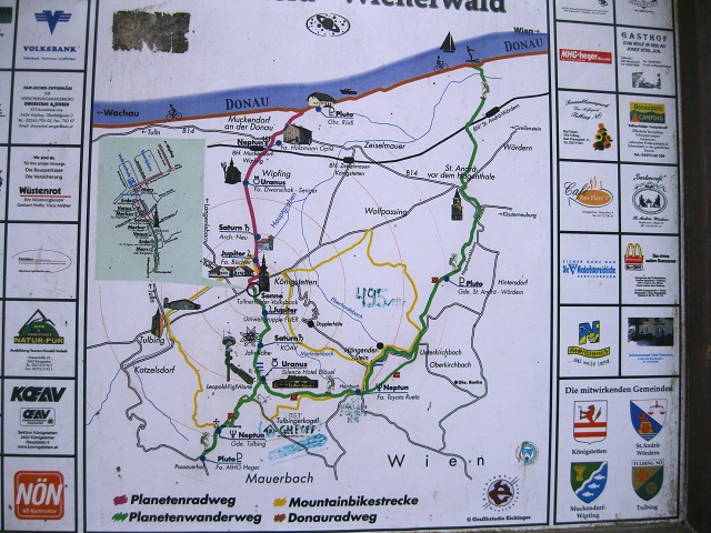 Foto: Andreas Koller / Wandertour / Am Planetenweg zur Leopold-Figl-Warte am Tulbingerkogel (495m) / 07.04.2021 15:04:17