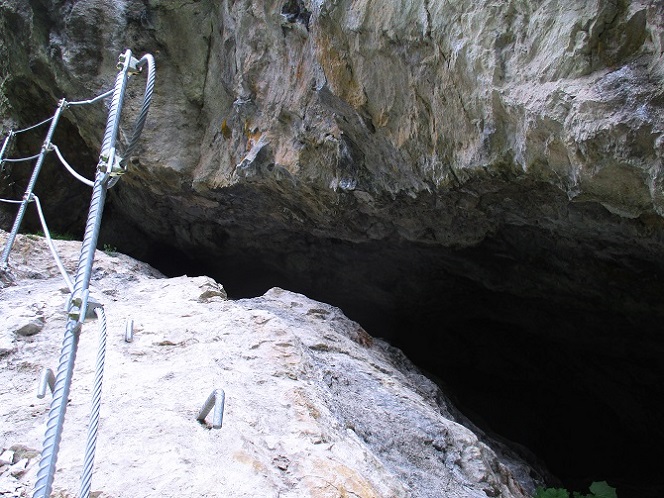 Foto: Andreas Koller / Klettersteigtour / Klettersteig Trafoi (1575m) / Erste Steiggabelung / 02.05.2021 23:33:59