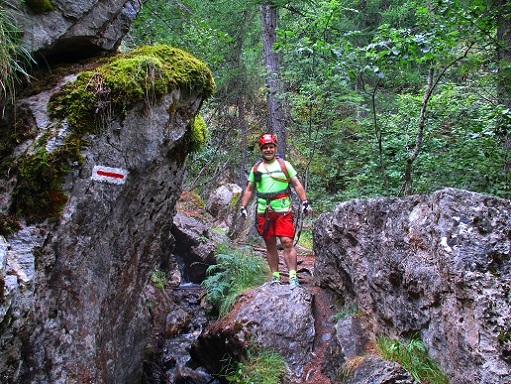 Foto: Andreas Koller / Klettersteigtour / Via ferrata du Torrent de la Combe (1575m) / 19.05.2021 02:31:05