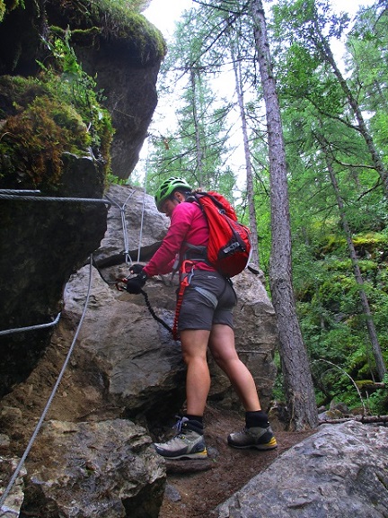 Foto: Andreas Koller / Klettersteigtour / Via ferrata du Torrent de la Combe (1575m) / 19.05.2021 02:30:59