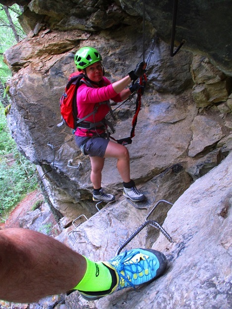 Foto: Andreas Koller / Klettersteigtour / Via ferrata du Torrent de la Combe (1575m) / 19.05.2021 02:30:55