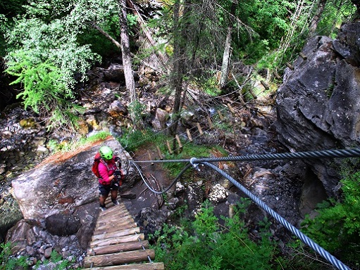 Foto: Andreas Koller / Klettersteigtour / Via ferrata du Torrent de la Combe (1575m) / 19.05.2021 02:30:45