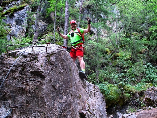Foto: Andreas Koller / Klettersteigtour / Via ferrata du Torrent de la Combe (1575m) / 19.05.2021 02:29:15