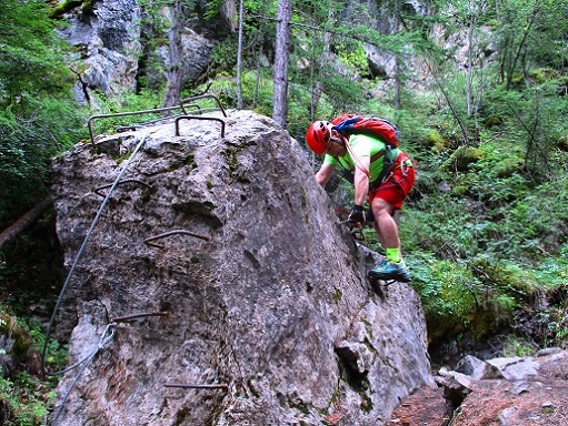 Foto: Andreas Koller / Klettersteigtour / Via ferrata du Torrent de la Combe (1575m) / 19.05.2021 02:29:09
