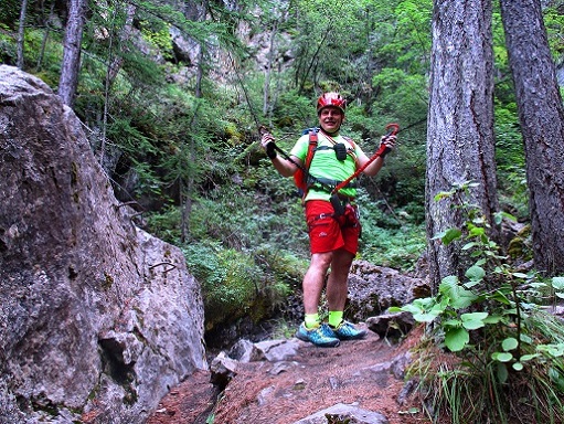 Foto: Andreas Koller / Klettersteigtour / Via ferrata du Torrent de la Combe (1575m) / 19.05.2021 02:29:03