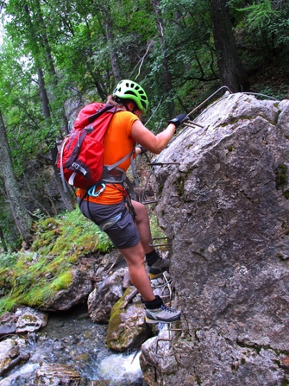 Foto: Andreas Koller / Klettersteigtour / Via ferrata du Torrent de la Combe (1575m) / 19.05.2021 02:28:57