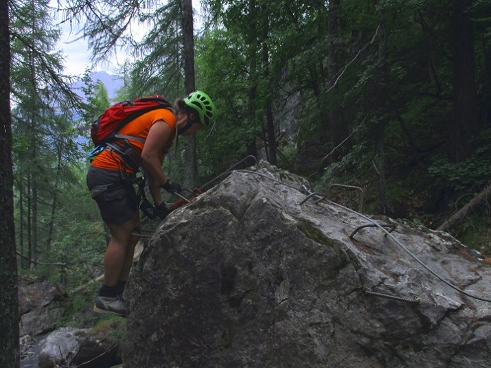 Foto: Andreas Koller / Klettersteigtour / Via ferrata du Torrent de la Combe (1575m) / 19.05.2021 02:28:50
