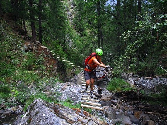 Foto: Andreas Koller / Klettersteigtour / Via ferrata du Torrent de la Combe (1575m) / 19.05.2021 02:28:30