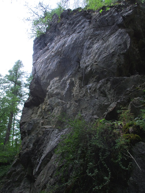 Foto: Andreas Koller / Klettersteigtour / Via ferrata du Torrent de la Combe (1575m) / 19.05.2021 02:28:23