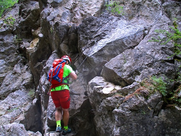 Foto: Andreas Koller / Klettersteigtour / Via ferrata du Torrent de la Combe (1575m) / 19.05.2021 02:27:31