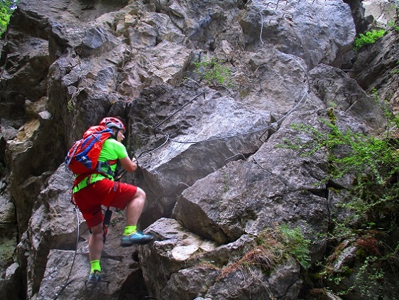 Foto: Andreas Koller / Klettersteigtour / Via ferrata du Torrent de la Combe (1575m) / 19.05.2021 02:27:22
