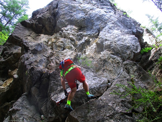 Foto: Andreas Koller / Klettersteigtour / Via ferrata du Torrent de la Combe (1575m) / 19.05.2021 02:27:05