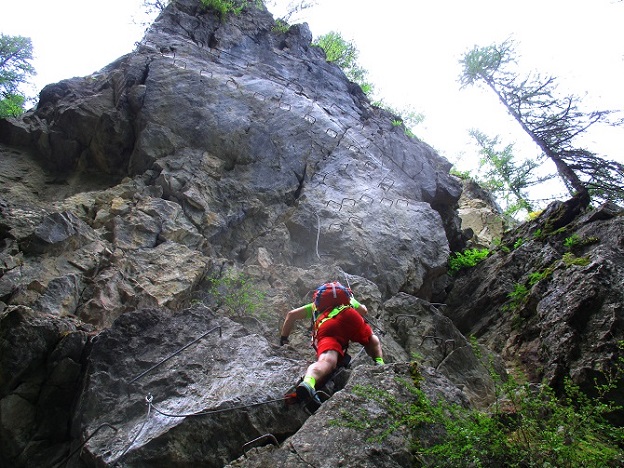 Foto: Andreas Koller / Klettersteigtour / Via ferrata du Torrent de la Combe (1575m) / 19.05.2021 02:26:59