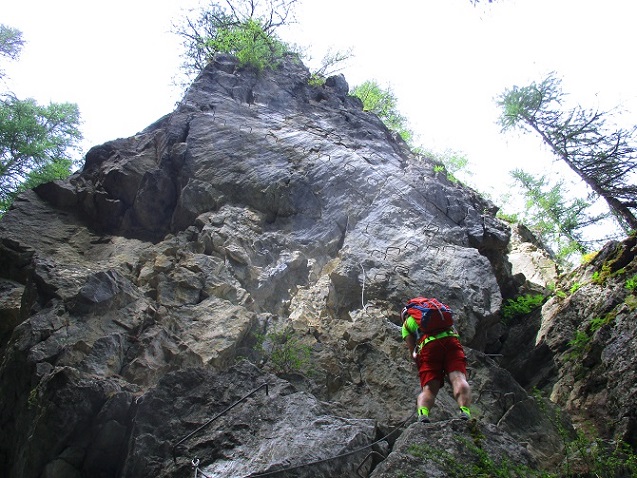 Foto: Andreas Koller / Klettersteigtour / Via ferrata du Torrent de la Combe (1575m) / 19.05.2021 02:26:52