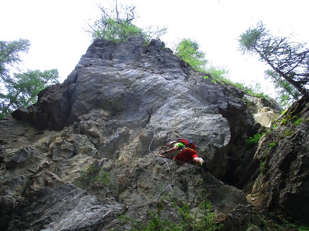 Foto: Andreas Koller / Klettersteigtour / Via ferrata du Torrent de la Combe (1575m) / 19.05.2021 02:26:39