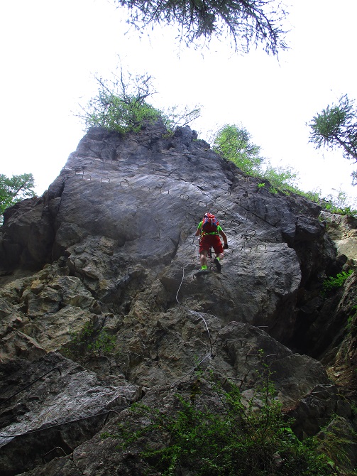 Foto: Andreas Koller / Klettersteigtour / Via ferrata du Torrent de la Combe (1575m) / 19.05.2021 02:26:25