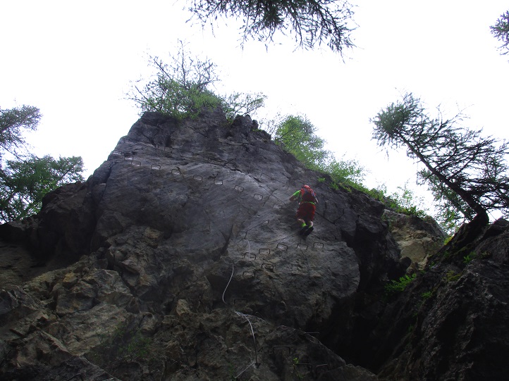 Foto: Andreas Koller / Klettersteigtour / Via ferrata du Torrent de la Combe (1575m) / 19.05.2021 02:26:12
