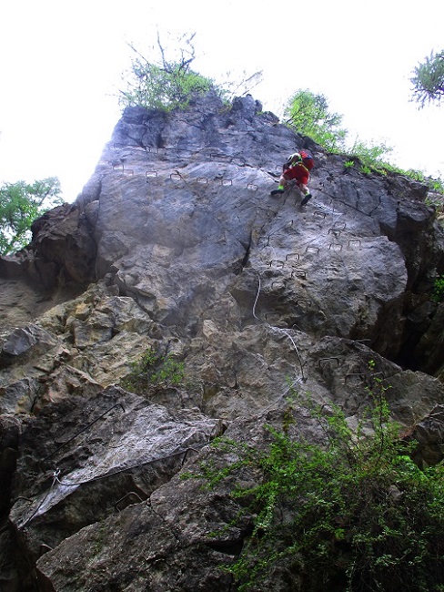 Foto: Andreas Koller / Klettersteigtour / Via ferrata du Torrent de la Combe (1575m) / 19.05.2021 02:26:04