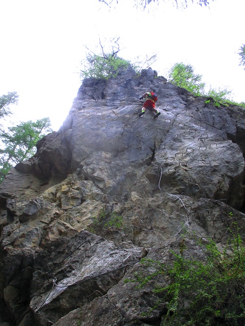Foto: Andreas Koller / Klettersteigtour / Via ferrata du Torrent de la Combe (1575m) / 19.05.2021 02:25:58