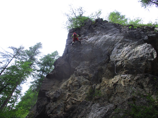 Foto: Andreas Koller / Klettersteigtour / Via ferrata du Torrent de la Combe (1575m) / 19.05.2021 02:25:44