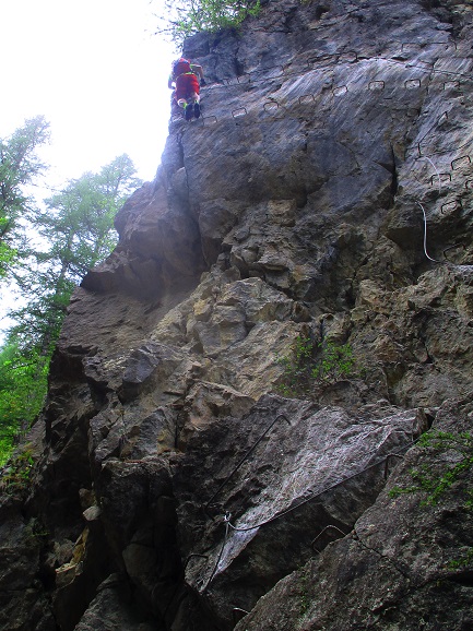 Foto: Andreas Koller / Klettersteigtour / Via ferrata du Torrent de la Combe (1575m) / 19.05.2021 02:25:37