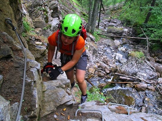 Foto: Andreas Koller / Klettersteigtour / Via ferrata du Torrent de la Combe (1575m) / 19.05.2021 02:25:06