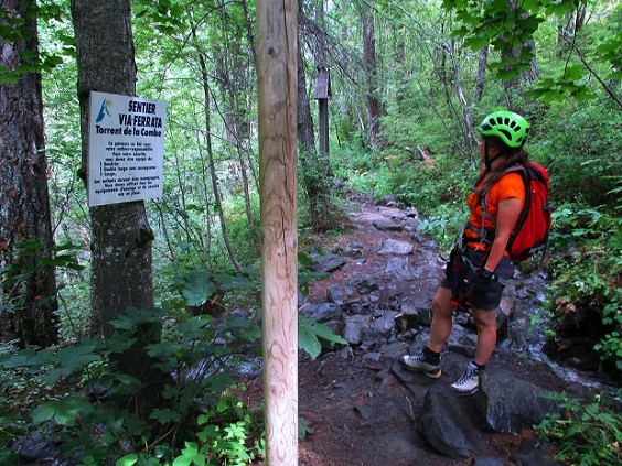 Foto: Andreas Koller / Klettersteigtour / Via ferrata du Torrent de la Combe (1575m) / Ausstieg / 19.05.2021 02:23:53