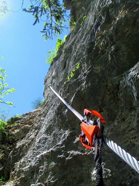 Foto: Andreas Koller / Klettersteigtour / Koschlak Klettersteig Bad Eisenkappel (720m) / 07.06.2021 00:58:38