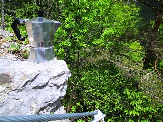 Foto: Andreas Koller / Klettersteigtour / Koschlak Klettersteig Bad Eisenkappel (720m) / Wird man etwa erwartet? Mit Kaffee und Kuchen? / 07.06.2021 00:54:21
