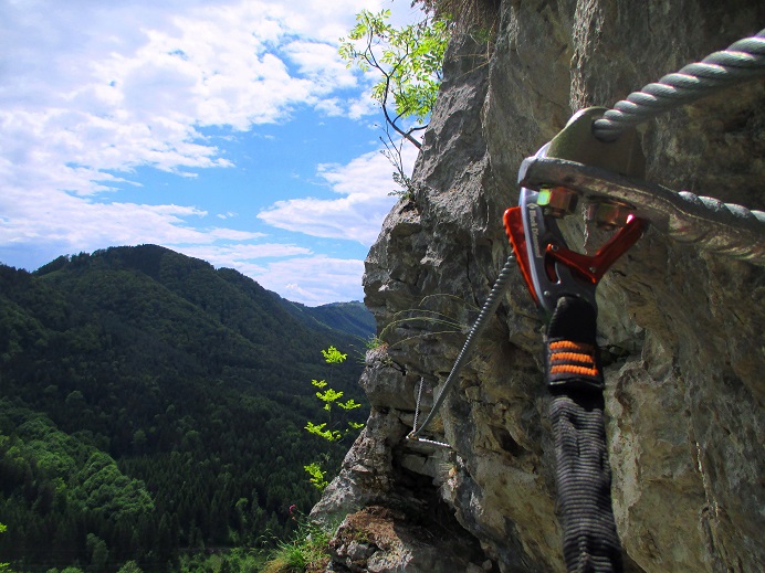Foto: Andreas Koller / Klettersteigtour / Klettersteig Rabenstein (697m) / 11.06.2021 01:33:25