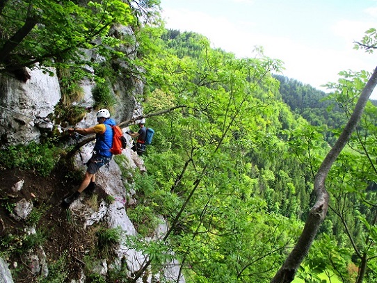 Foto: Andreas Koller / Klettersteigtour / Klettersteig Rabenstein (697m) / 11.06.2021 01:33:11