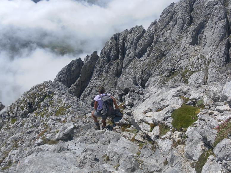 Foto: Wolfgang Lauschensky / Wandertour / Kollinkofel oder Creta di Collina 2691m vom Plöckenpass  / Abstieg / 17.09.2021 23:06:36
