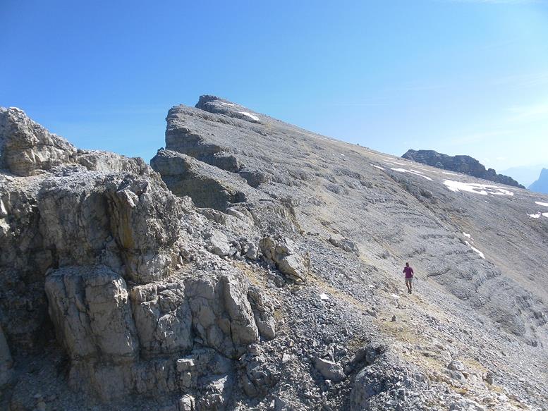 Foto: Wolfgang Lauschensky / Wandertour / Birkkarspitze 2749m und Ödkarspitzen über Brendelsteig / Südflanke zur Mittleren Ödkarspitze / 20.09.2021 21:42:26