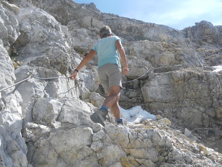 Foto: Wolfgang Lauschensky / Wandertour / Birkkarspitze 2749m und Ödkarspitzen über Brendelsteig / Felsbänder / 20.09.2021 21:41:24
