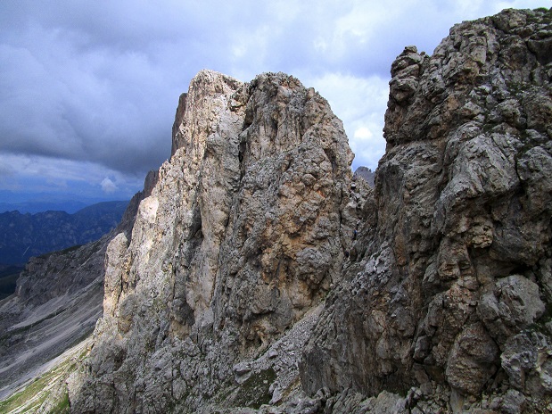 Foto: Andreas Koller / Klettersteigtour / Masaré Klettersteig über dem Rif. Roda di Vael (2607m) / 22.09.2021 02:18:36