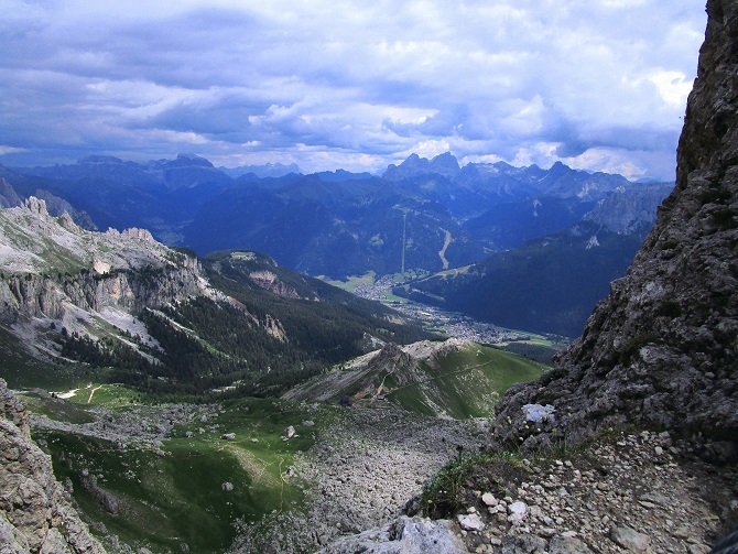 Foto: Andreas Koller / Klettersteigtour / Masaré Klettersteig über dem Rif. Roda di Vael (2607m) / 22.09.2021 02:17:36