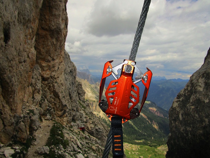 Foto: Andreas Koller / Klettersteigtour / Masaré Klettersteig über dem Rif. Roda di Vael (2607m) / 22.09.2021 02:17:15