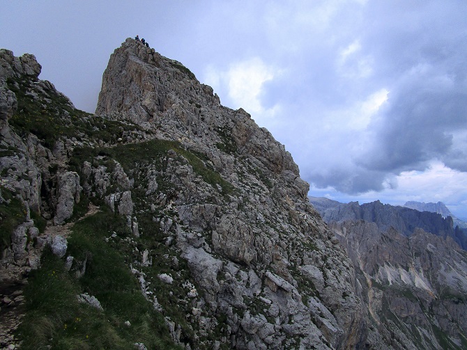 Foto: Andreas Koller / Klettersteigtour / Masaré Klettersteig über dem Rif. Roda di Vael (2607m) / 22.09.2021 02:16:03