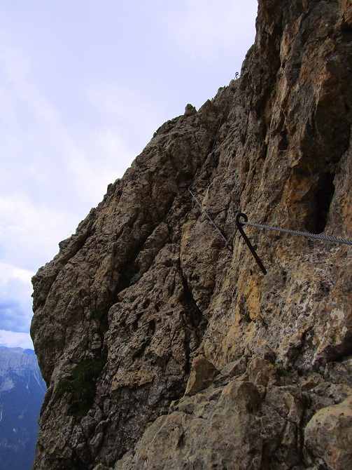 Foto: Andreas Koller / Klettersteigtour / Masaré Klettersteig über dem Rif. Roda di Vael (2607m) / 22.09.2021 02:15:40