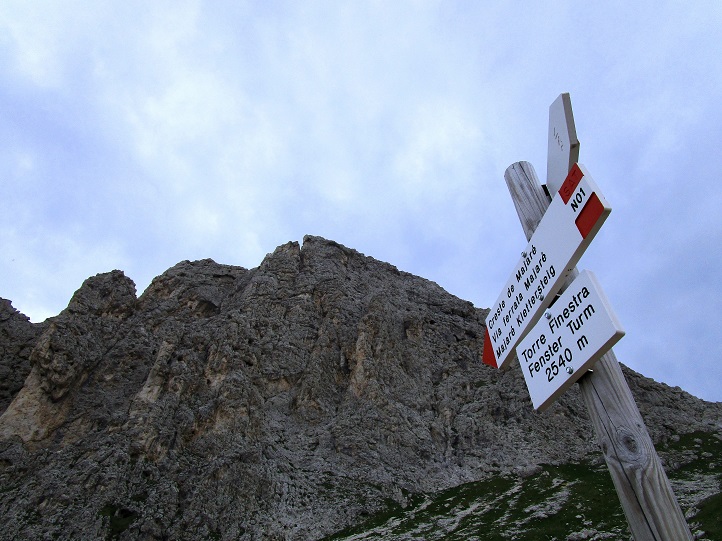 Foto: Andreas Koller / Klettersteigtour / Masaré Klettersteig über dem Rif. Roda di Vael (2607m) / 22.09.2021 02:14:20
