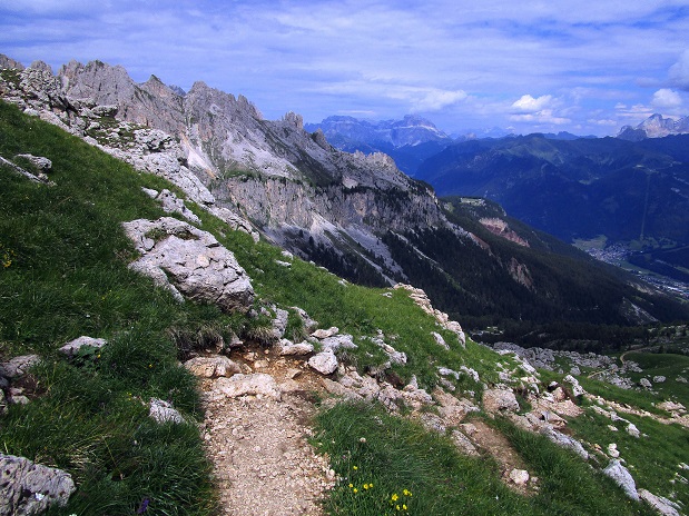 Foto: Andreas Koller / Klettersteigtour / Masaré Klettersteig über dem Rif. Roda di Vael (2607m) / 22.09.2021 02:12:49
