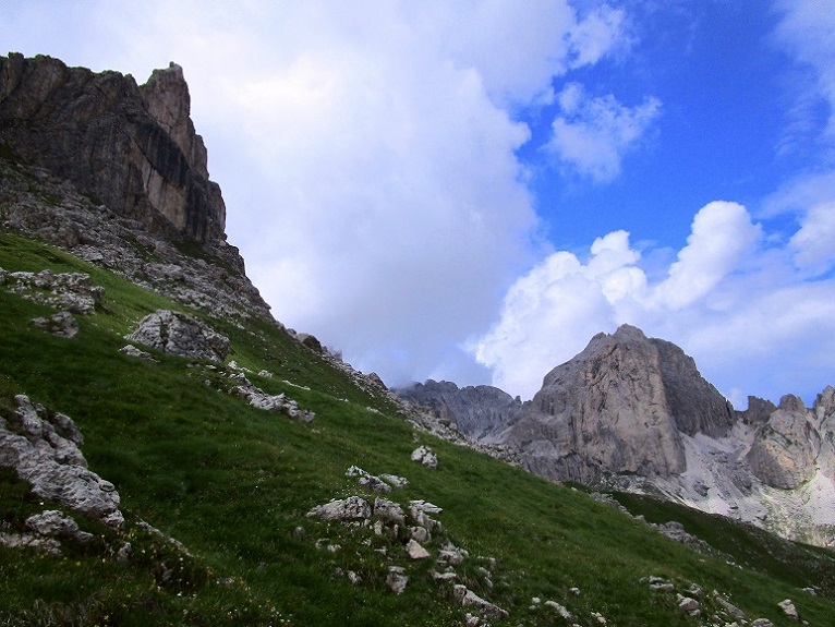 Foto: Andreas Koller / Klettersteigtour / Masaré Klettersteig über dem Rif. Roda di Vael (2607m) / 22.09.2021 02:12:34