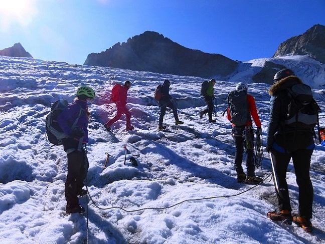 Foto: Andreas Koller / Wandertour / Gletscherstudien am Dome de la Lauze (3559m) / 17.10.2021 01:29:20