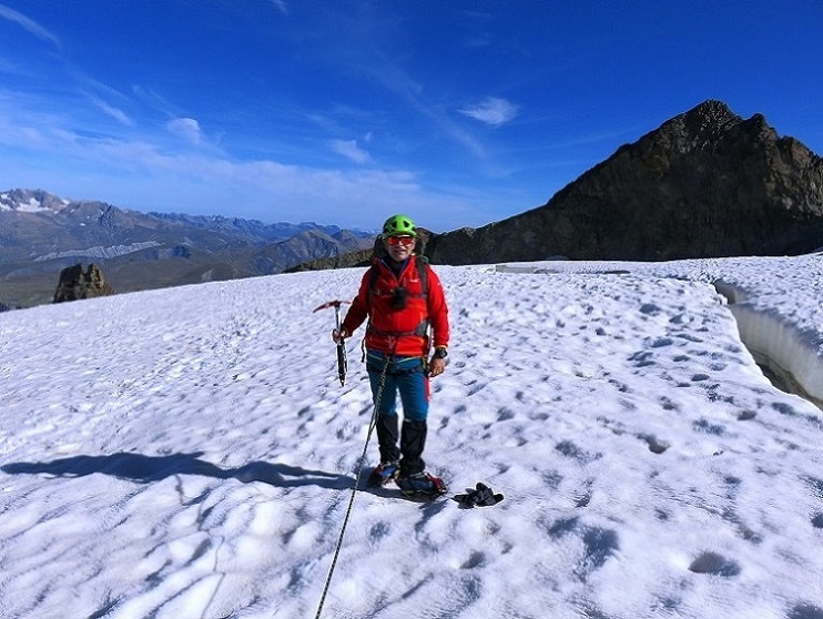 Foto: Andreas Koller / Wandertour / Gletscherstudien am Dome de la Lauze (3559m) / 17.10.2021 01:28:55
