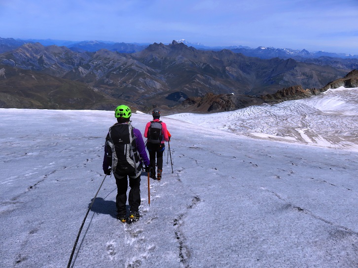 Foto: Andreas Koller / Wandertour / Gletscherstudien am Dome de la Lauze (3559m) / Abstieg vom Dome de la Lauze / 17.10.2021 01:23:01