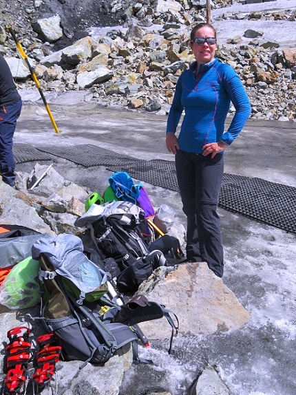 Foto: Andreas Koller / Wandertour / Gletscherstudien am Dome de la Lauze (3559m) / Zurück beim Col des Ruillans / 17.10.2021 01:22:29