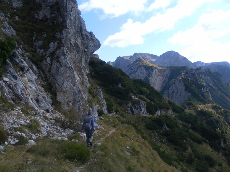 Foto: Wolfgang Lauschensky / Wandertour / Cima Levante 2019m Überschreitung / Übergang zur Caregagruppe / 19.10.2021 17:02:10