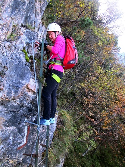 Foto: Andreas Koller / Klettersteigtour / Via ferrata Valimpach (926m) / 13.11.2021 11:07:20